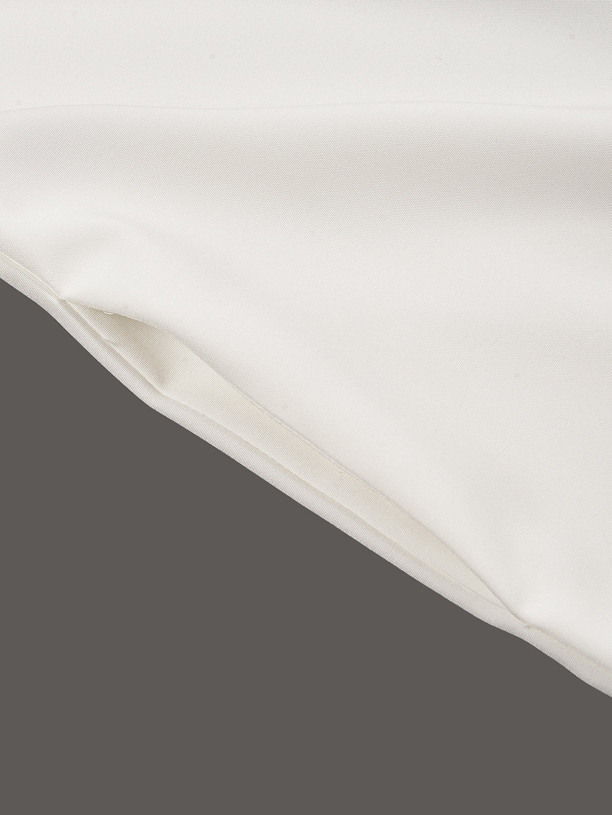 Boys' White Thobe with Black Ornamental Embroidery