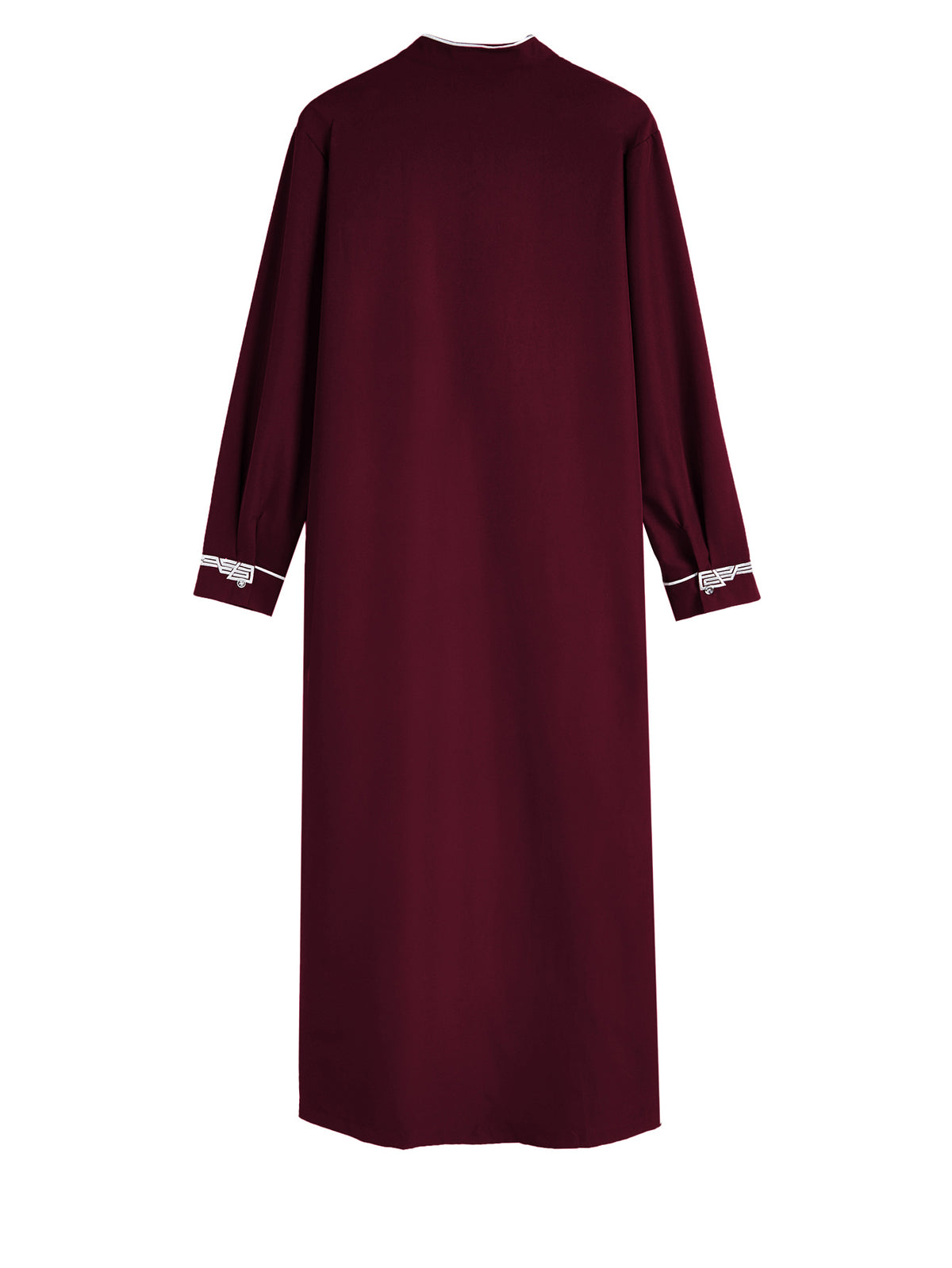 Qamis brodé à col montant pour hommes - Deux couleurs disponibles