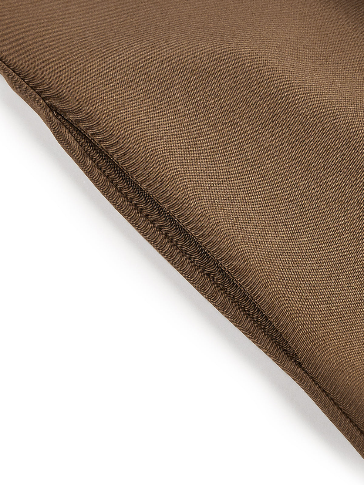 Boys’ Olive Brown Hooded Djellaba with Tonal Embroidery & Half-Zip Neck – Eid and Everyday Wear