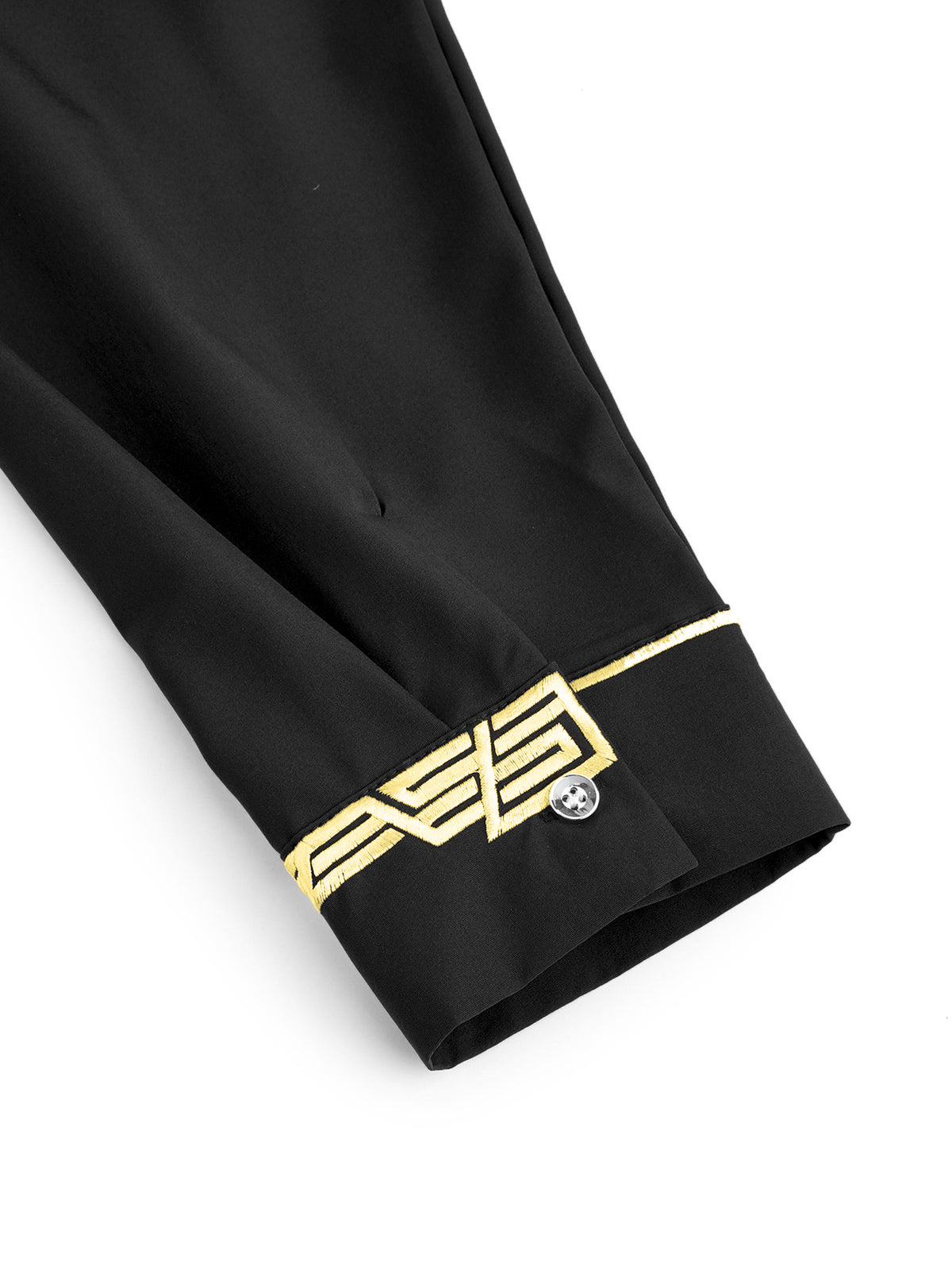 Qamis brodé à col montant pour hommes - Deux couleurs disponibles