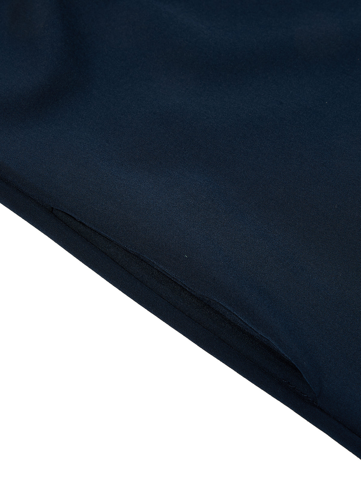 Boys' Navy Blue Thobe with Gold Embroidery & Button Placket