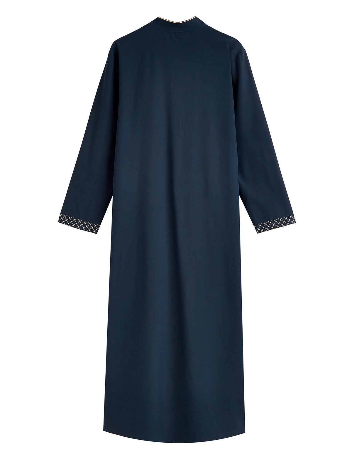 Qamis Brodé Col Droit Homme - 3 Couleurs Disponibles