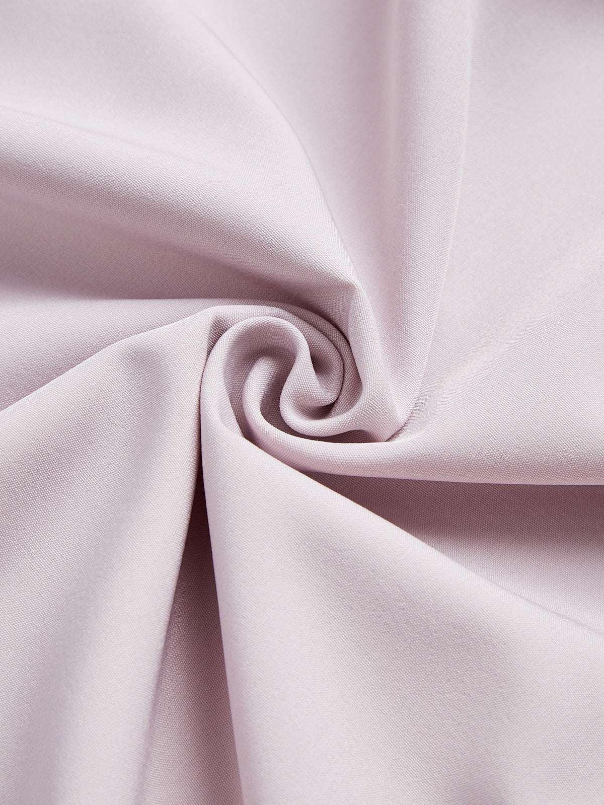 Qamis violet clair à col montant avec broderie géométrique marron et passepoil contrastant noir - Coupe décontractée