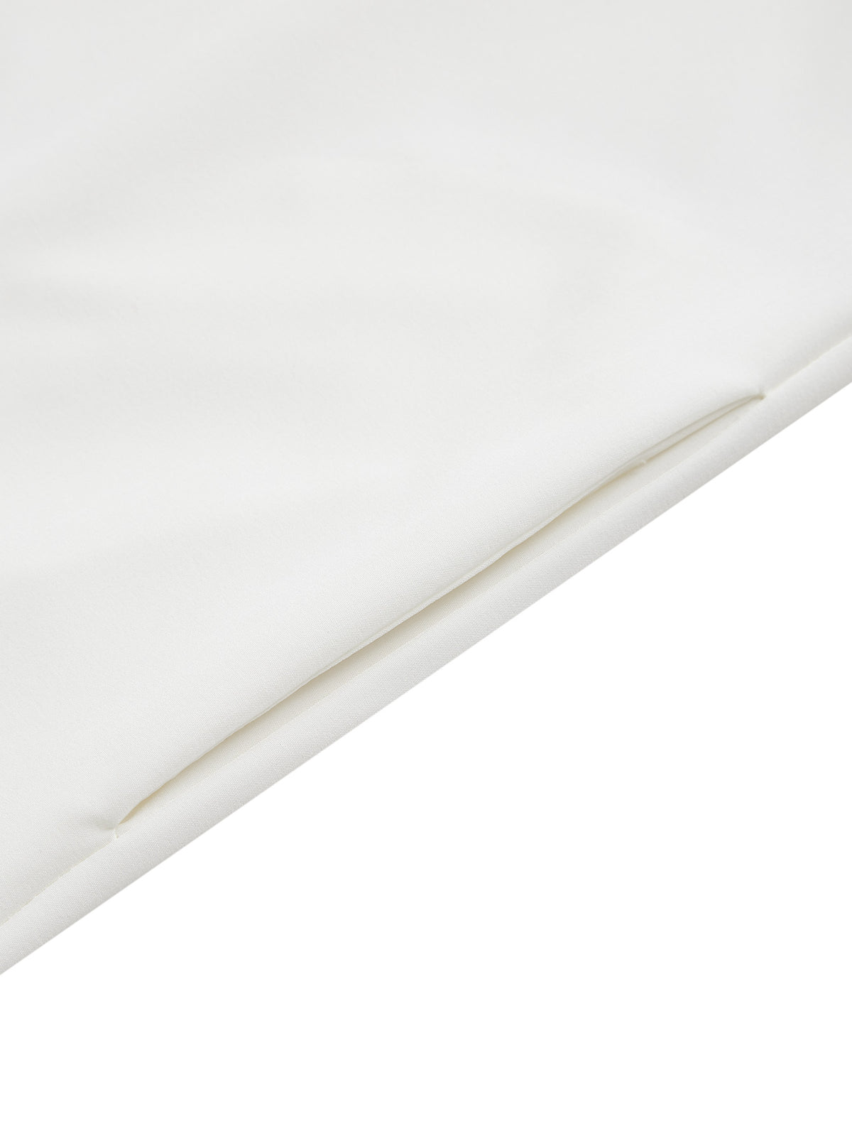 Qamis blanc à col montant pour homme avec broderie géométrique marron et or - Design minimaliste