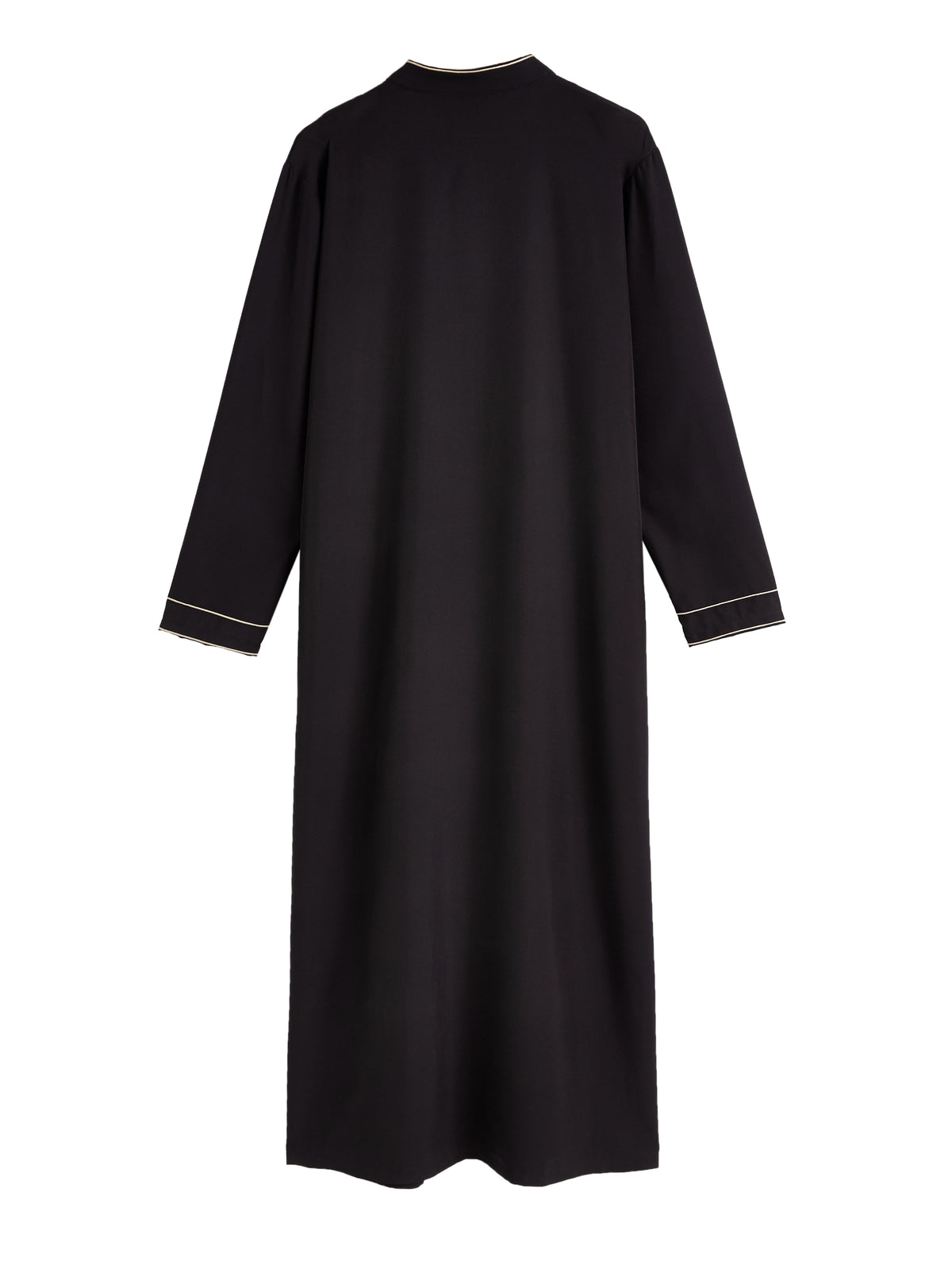Men's Stand Collar Arabian Thobe - Spring & Autumn Prayer Robe for Eid al-Fitr & al-Adha